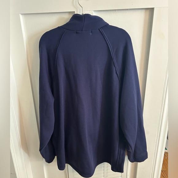 Free People Beach Marguerite Navy Pullover blazer - Picture 7 of 8